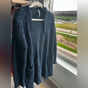 Navy blue cardigan